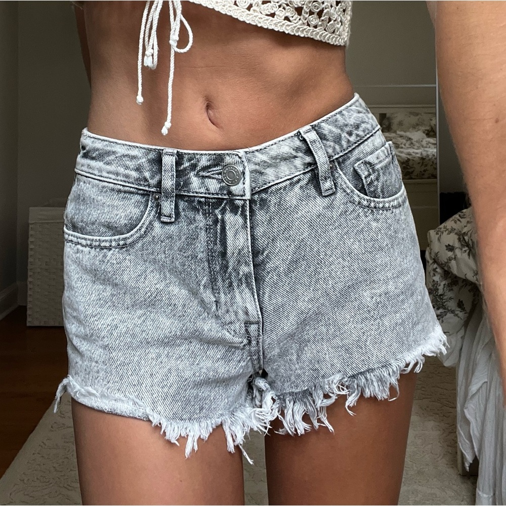 Pacsun 22/23 High Rise festival denim shorts